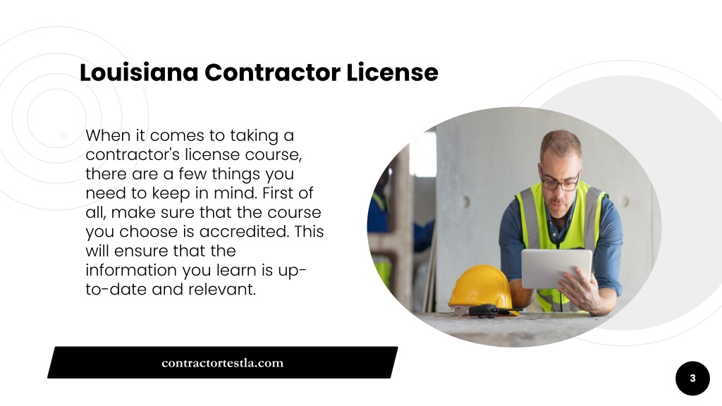 PPT Louisiana Contractors License Course PowerPoint Presentation