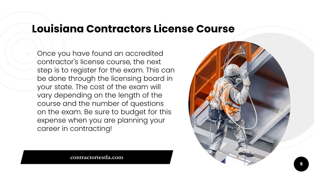 PPT Louisiana Contractors License Course PowerPoint Presentation