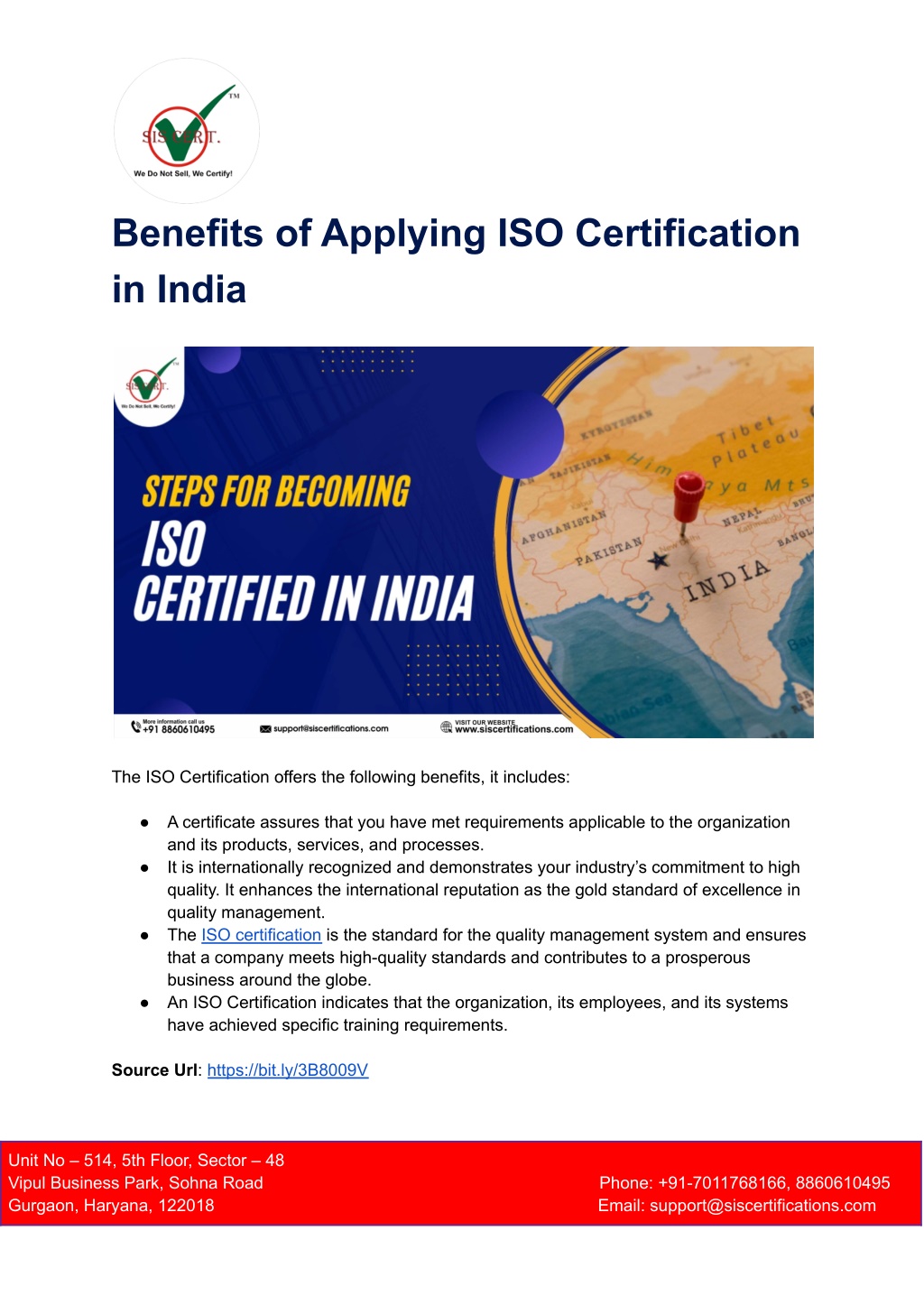 PPT - Benefits of Applying ISO Certification in India PowerPoint ...