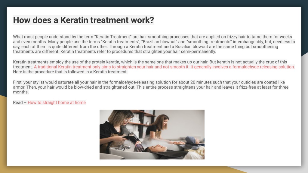 PPT What is meant by the terms “Smoothening treatment” and “Keratin