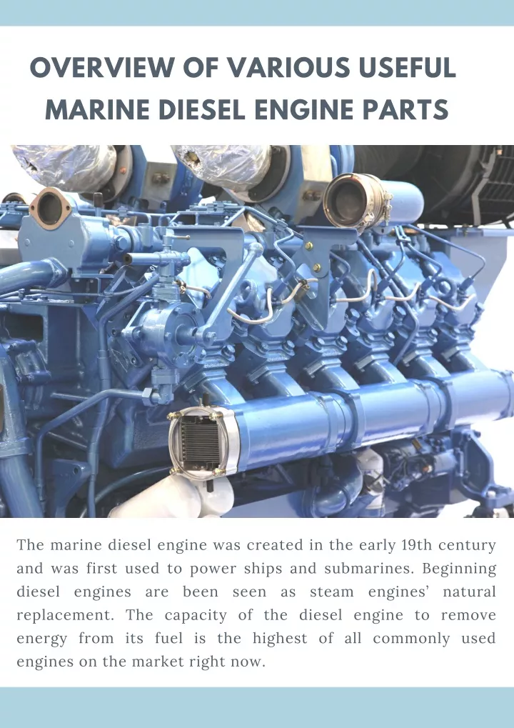 PPT - Overview Of Various Useful Marine Diesel Engine Parts PowerPoint ...