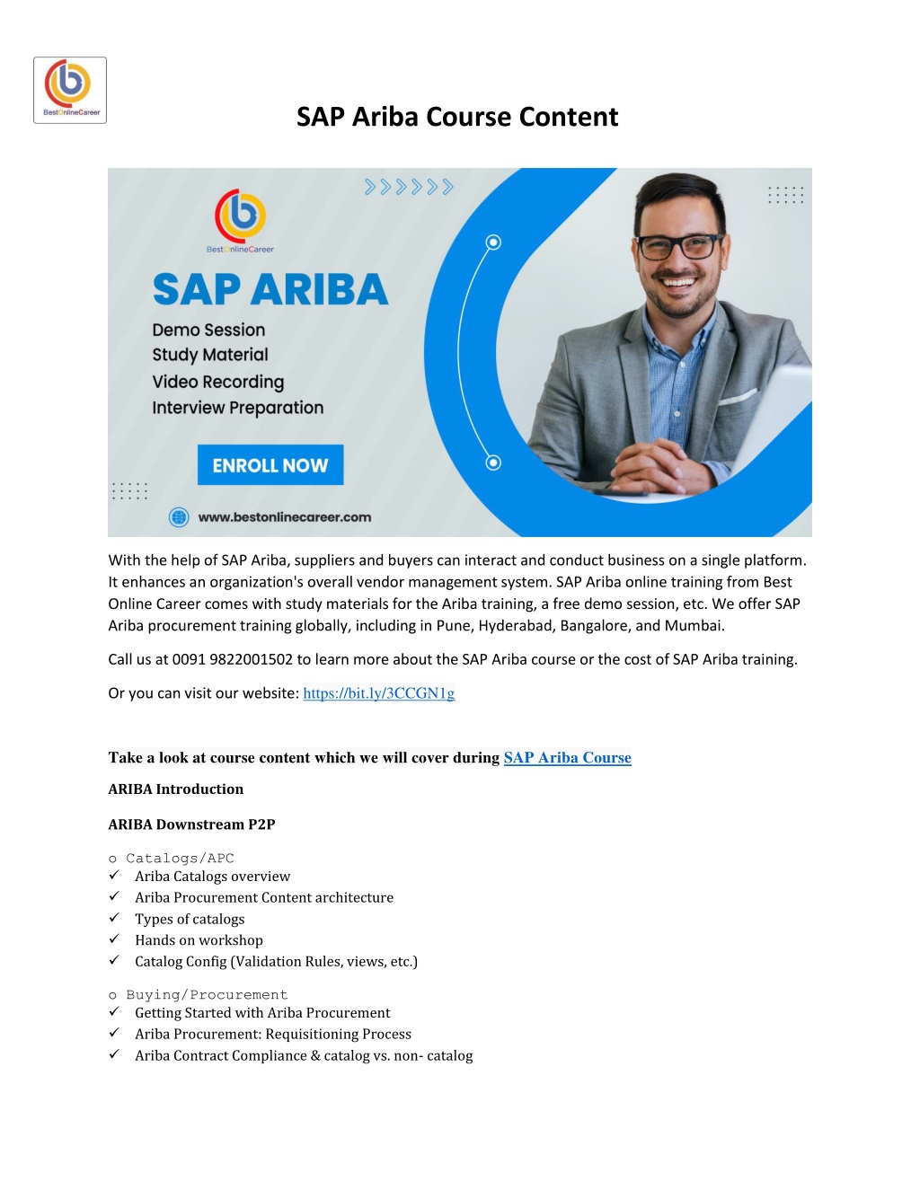 PPT - SAP Ariba Online Training | SAP Ariba Course Content PowerPoint ...