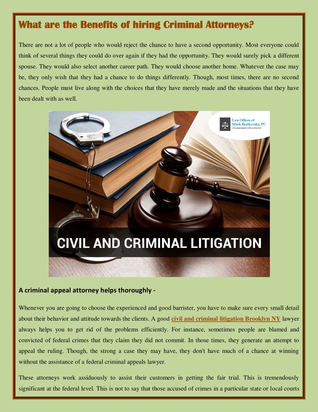 Ppt What Are The Benefits Of Hiring Criminal Attorneys Powerpoint Presentation Id11575570 2108