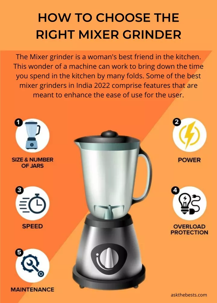 PPT How To Choose The Right Mixer Grinder PowerPoint Presentation