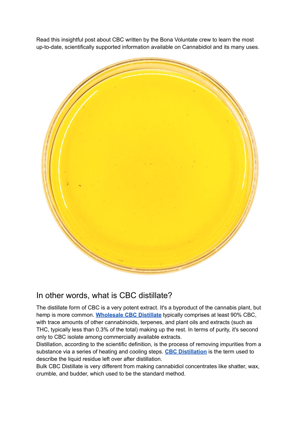 PPT - CBC Distillate: What Is It? The Big Picture PowerPoint ...