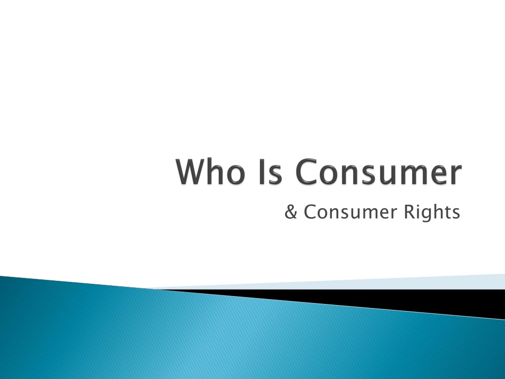 PPT - Consumer Rights in India PowerPoint Presentation, free download ...