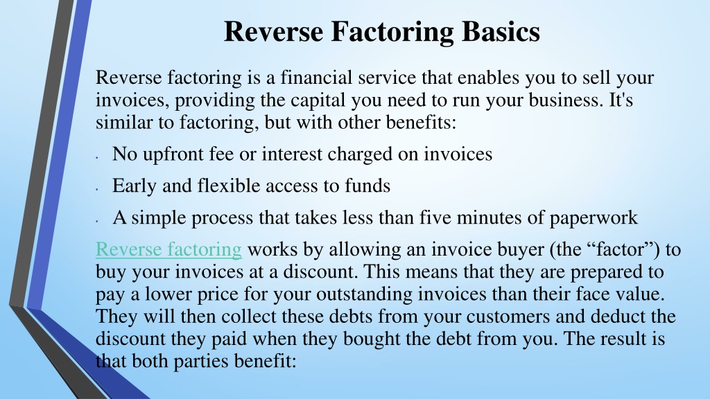 PPT - Reverse Factoring PowerPoint Presentation, Free Download - ID ...