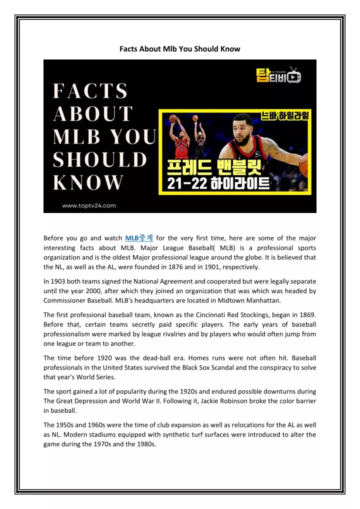 ppt-facts-about-mlb-you-should-know-powerpoint-presentation-free