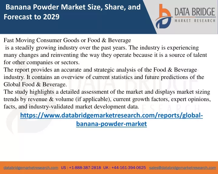 PPT - global-banana-powder-market PowerPoint Presentation, free ...