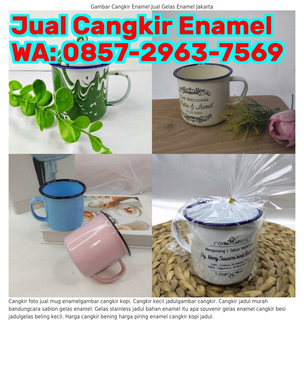 Ppt Ö857~ᒿ96З~7569 Wa Souvenir Pernikahan Gelas Enamel Cangkir Vietnam Drip Powerpoint 9640