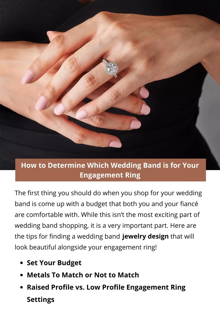 How To Determine Which Wedding Band Is For Your N 