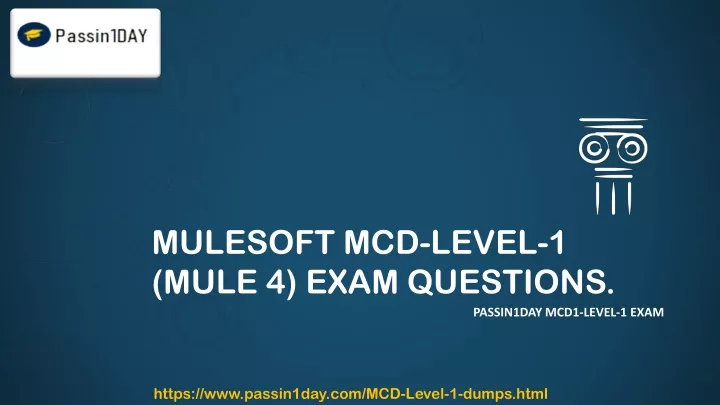 Latest Study MCD-Level-1 Questions