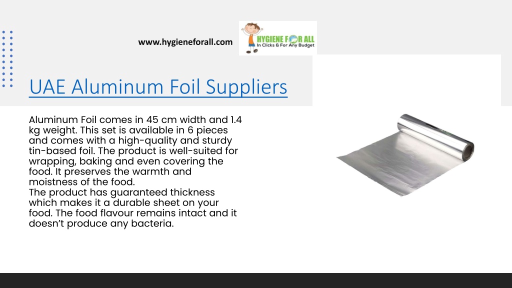 PPT - UAE Aluminum Foil Suppliers PowerPoint Presentation, free ...