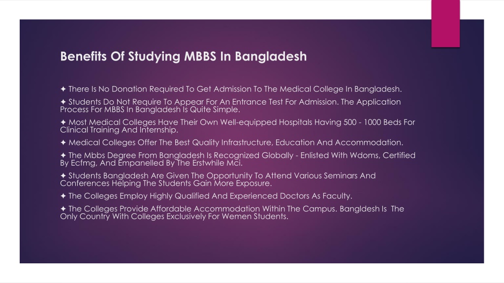 PPT - Study MBBS In Bangladesh PowerPoint Presentation, Free Download ...