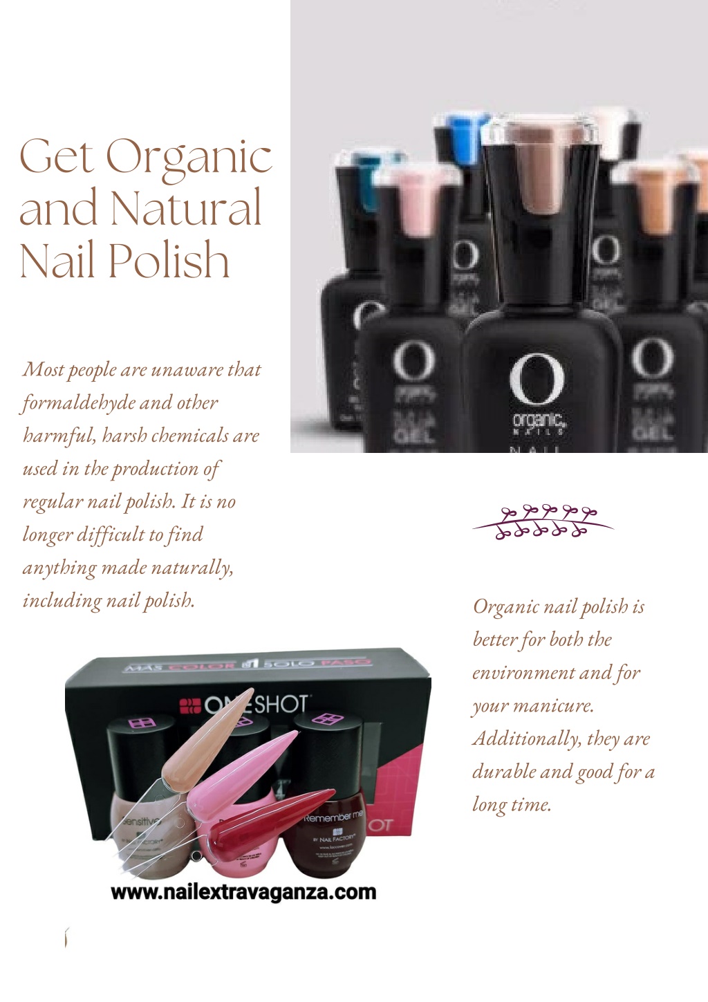 Organic Acrylic Nail Products