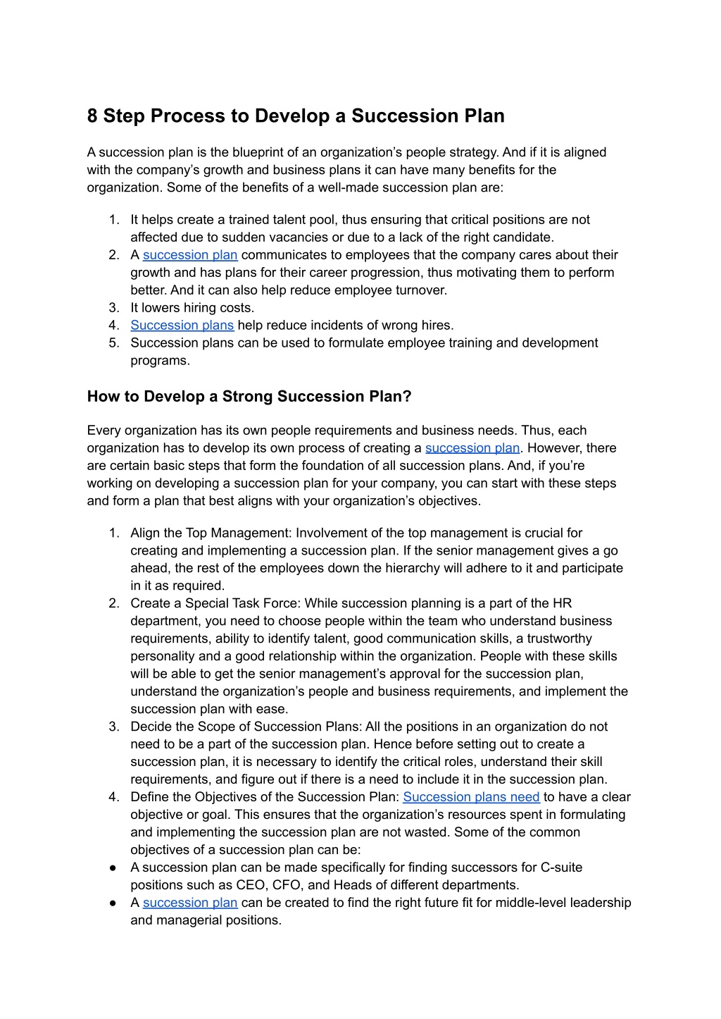 PPT - 8 Step Process To Develop A Succession Plan PowerPoint ...