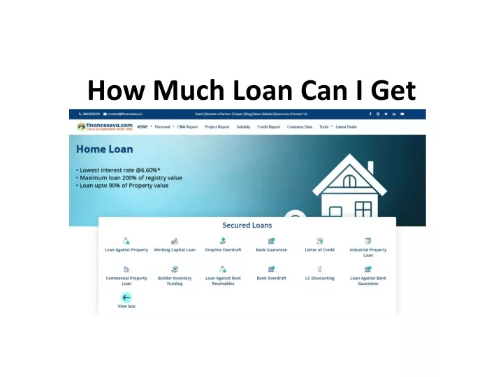 Ppt How Much Loan Can I Get Powerpoint Presentation Free Download Id 11586520