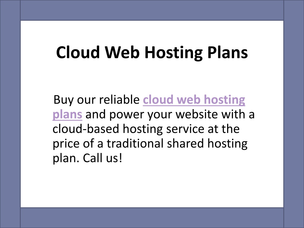 cloud hosting business plan