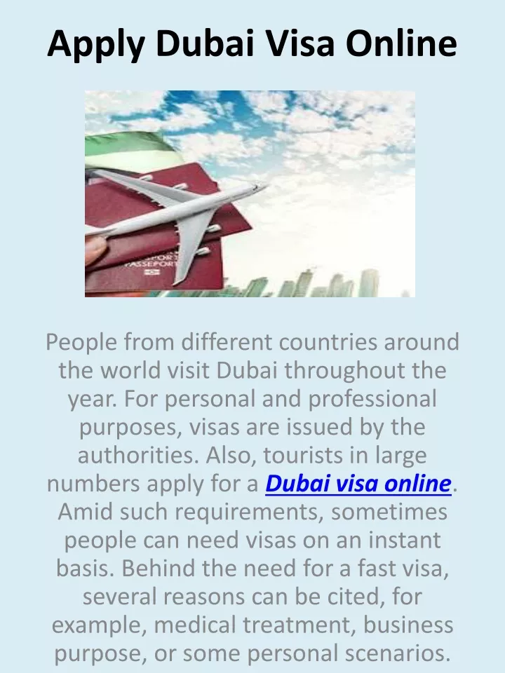 PPT - Dubai Visa Online PowerPoint Presentation, Free Download - ID ...