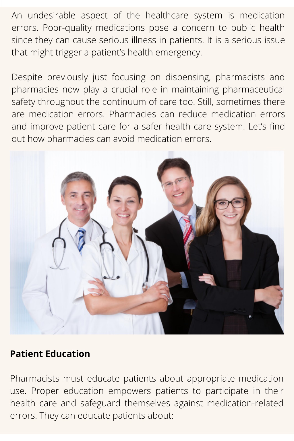 PPT - How Can Pharmacies Minimize Medication Errors PowerPoint ...