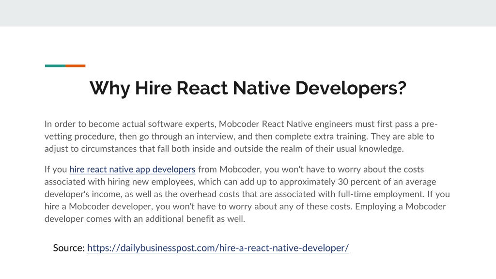 PPT - How To Hire React Native Developers PowerPoint Presentation, Free ...