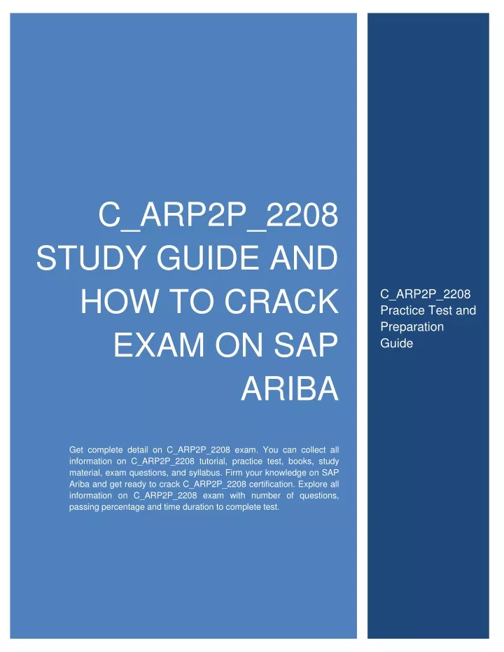 C_ARP2P_2302 Prüfungsinformationen | Sns-Brigh10