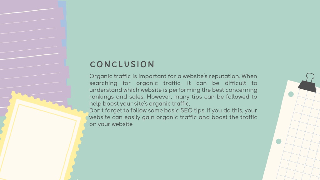 PPT - How SEO Tips Help To Bring Organic Traffic To Website PowerPoint ...