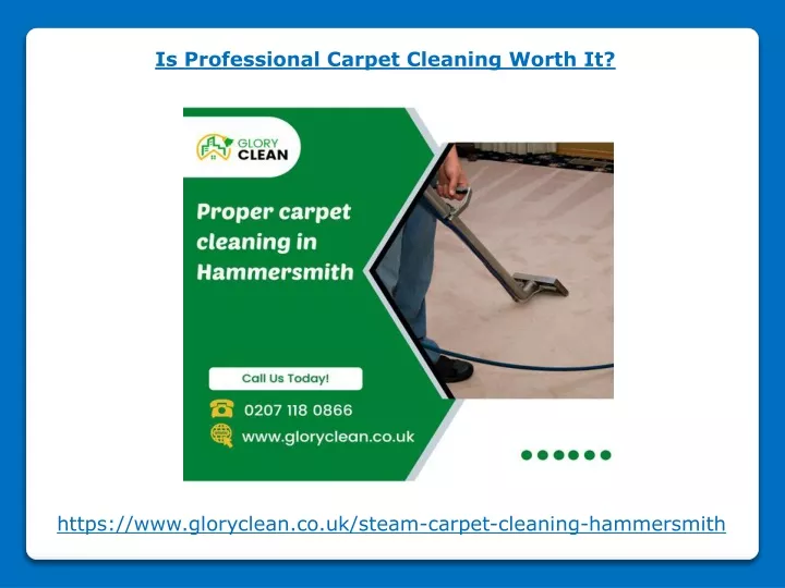 is professional carpet cleaning worth it n.