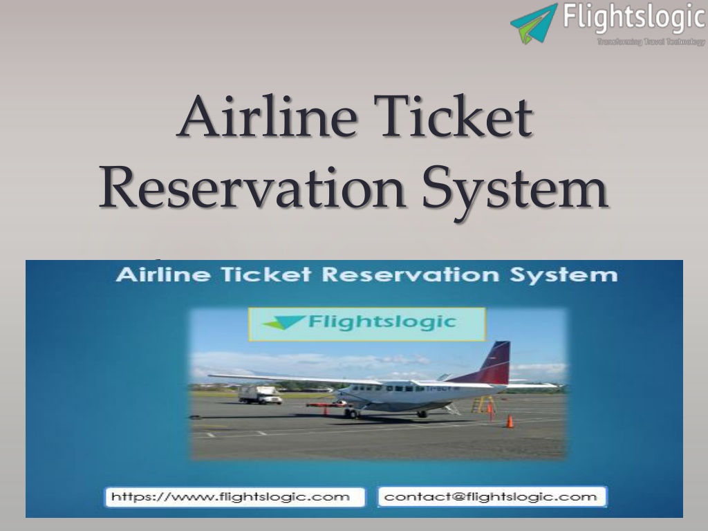 PPT - Airline Ticket Reservation System PowerPoint Presentation, free ...