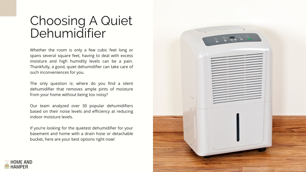 PPT HOW TO CHOOSE THE BEST QUIET DEHUMIDIFIER PowerPoint Presentation