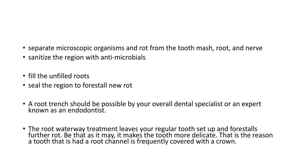 PPT - Root Canal Treatment| Endodontic In Dubai PowerPoint Presentation ...