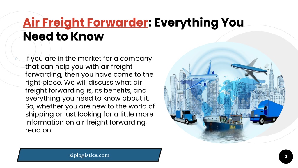 Ppt Air Freight Forwarder Powerpoint Presentation Free Download Id