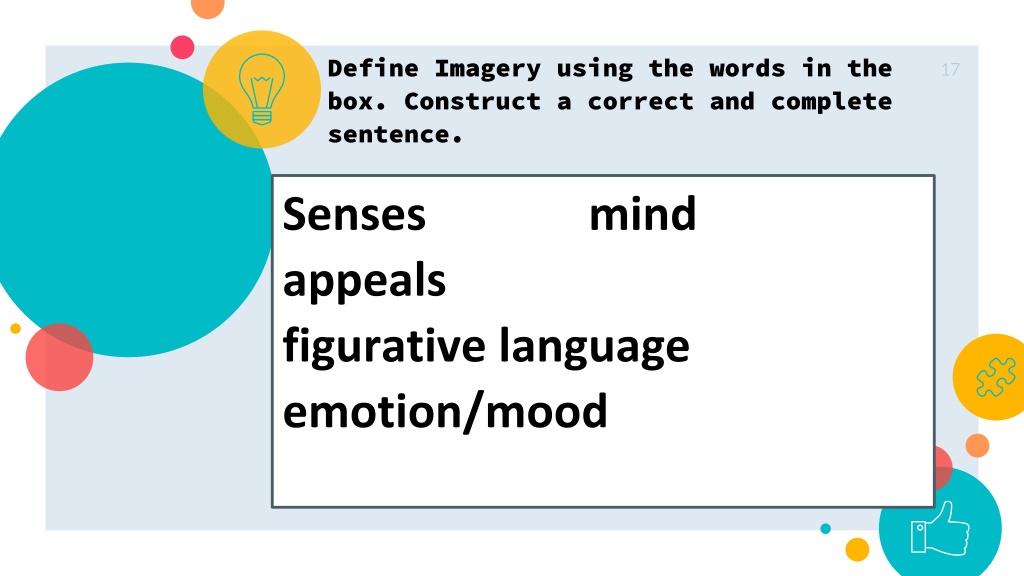 define imagery in creative writing