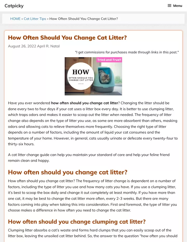 PPT - How Often Should You Change Cat Litter PowerPoint Presentation