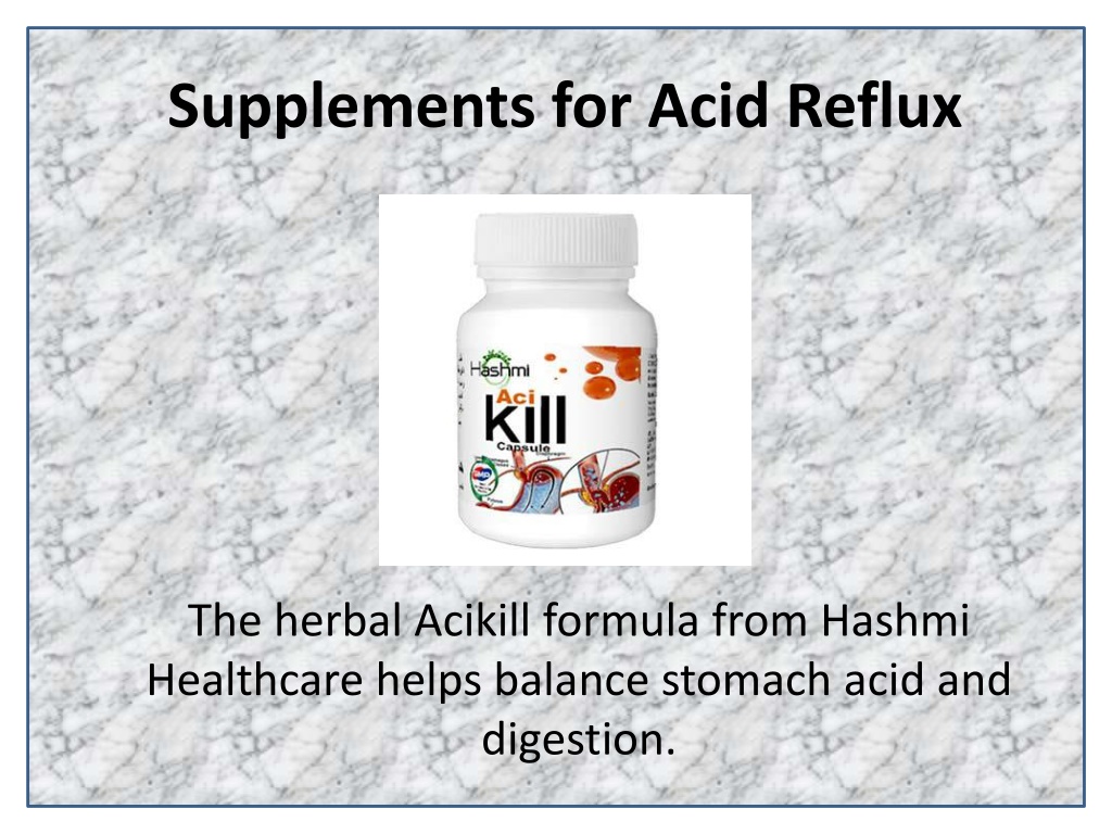 PPT Natural ways to help with acid reflux and GERD PowerPoint