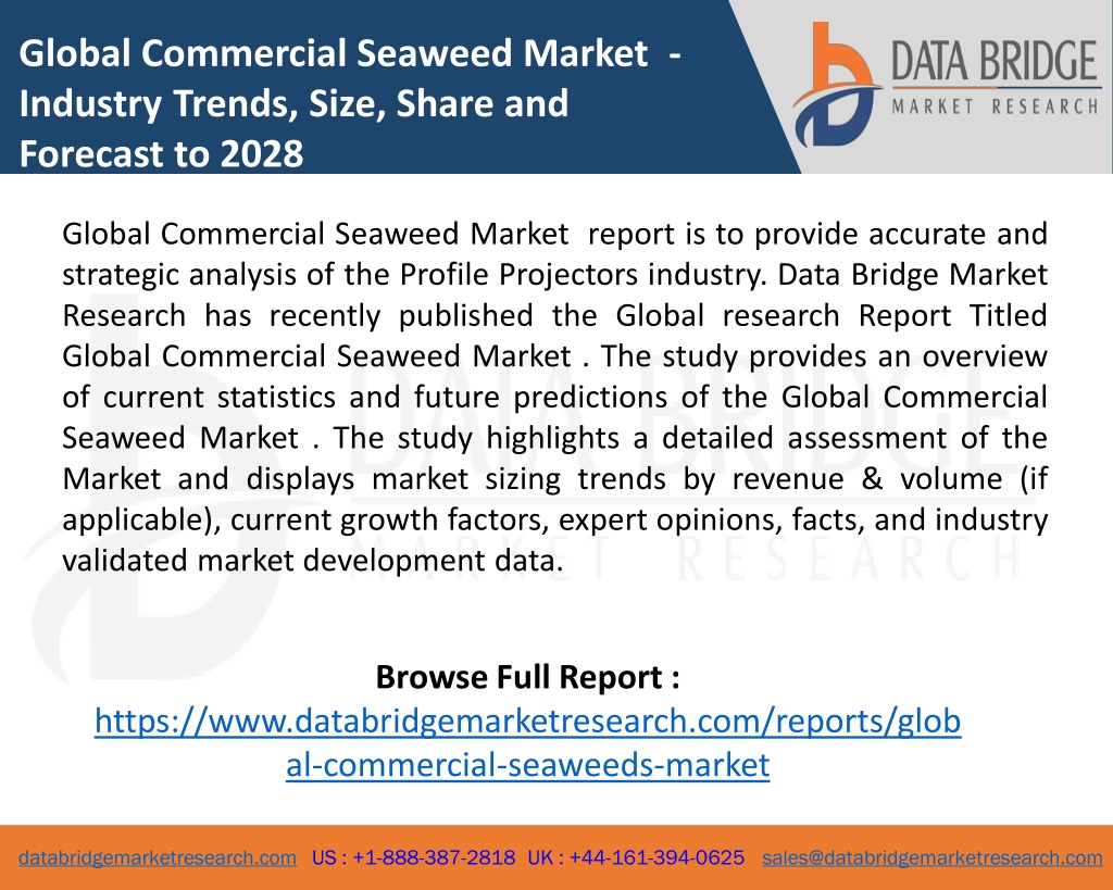 PPT - Global Commercial Seaweed Market PowerPoint Presentation, free ...