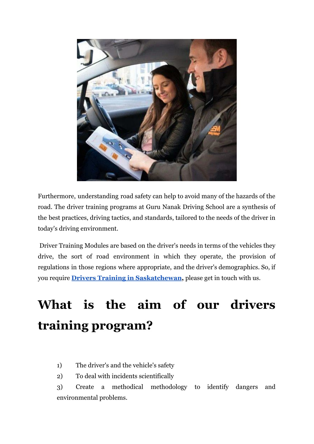 PPT - Find Out the SGI Approved Driving School Regina for Drivers ...