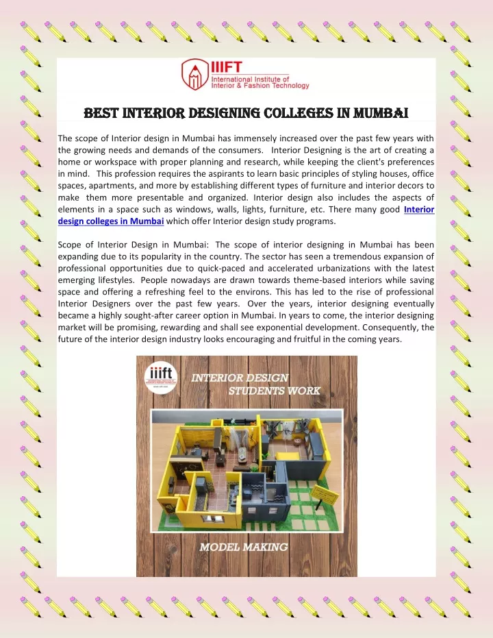Best Interior Designing Colleges In Mumbai Best N 
