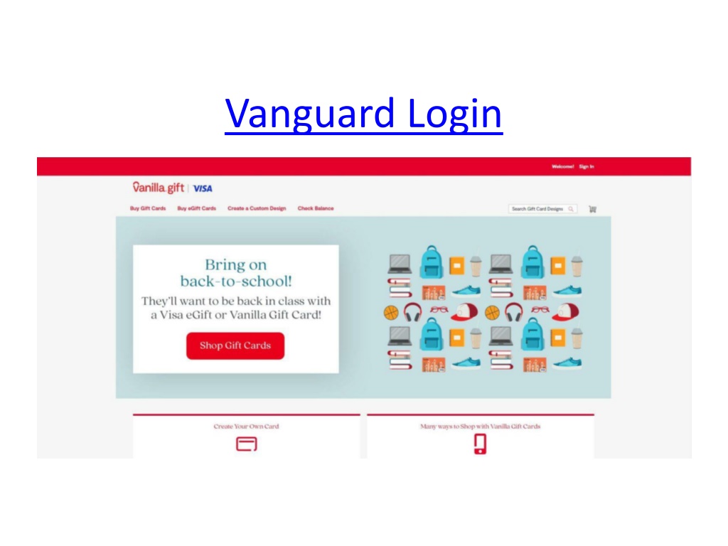 PPT Vanguard Login PowerPoint Presentation, free download ID11600804