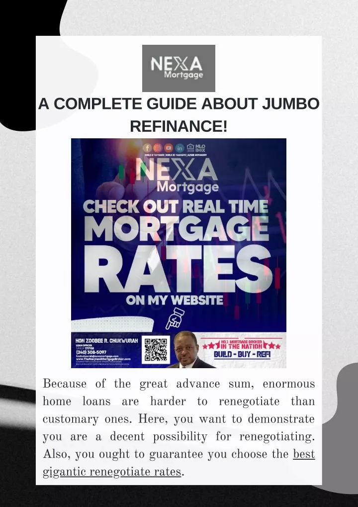 PPT The Complete Guide About Jumbo Refinance! The Maryland Mortgage Broker PowerPoint