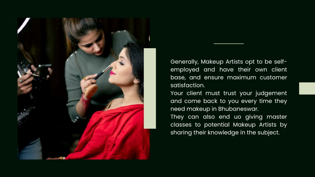 PPT Top 5 Roles Responsibilities Of A Professional Makeup Artist   Generally Makeup Artists Opt To Be Self Employed L 