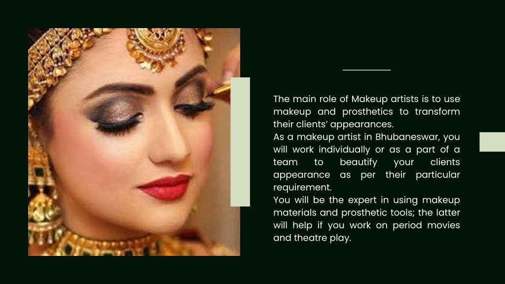 Ppt Top 5 Roles And Responsibilities Of A Professional Makeup Artist Powerpoint Presentation 