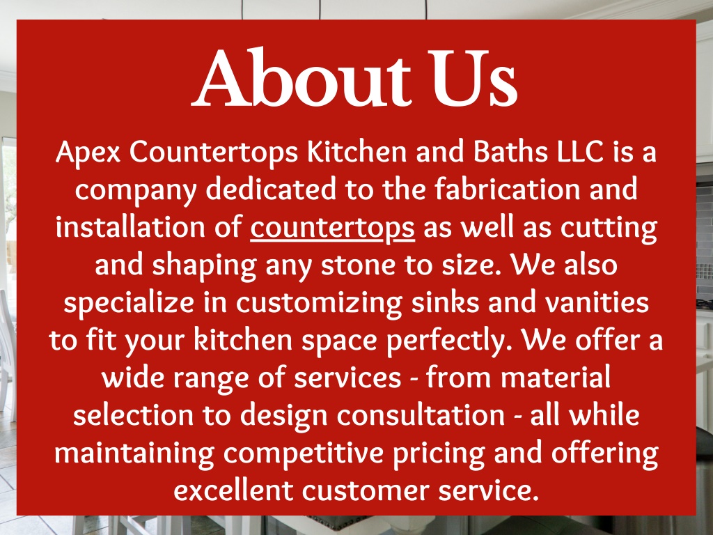 PPT Kitchen Countertops Fabrication & Installation in Trenton PowerPoint Presentation ID