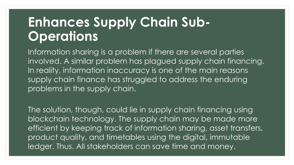 PPT - Blockchain in Supply Chain Finance (SCF) - By Azgari Lipshy ...