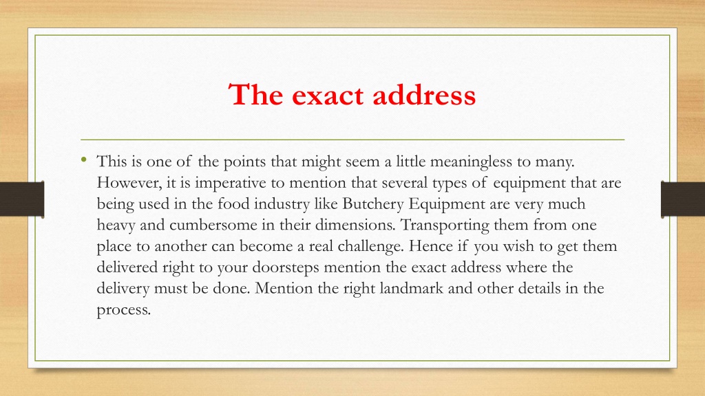 PPT - Mention these points to your Cheese Cutter’s suppliers PowerPoint ...