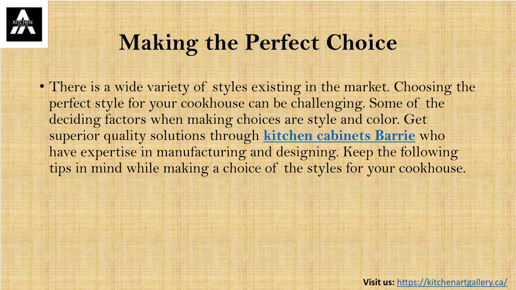 Ppt Perfect Setup For Kitchen Kitchen Cabinets Barrie Powerpoint Presentation Id11606399 9557