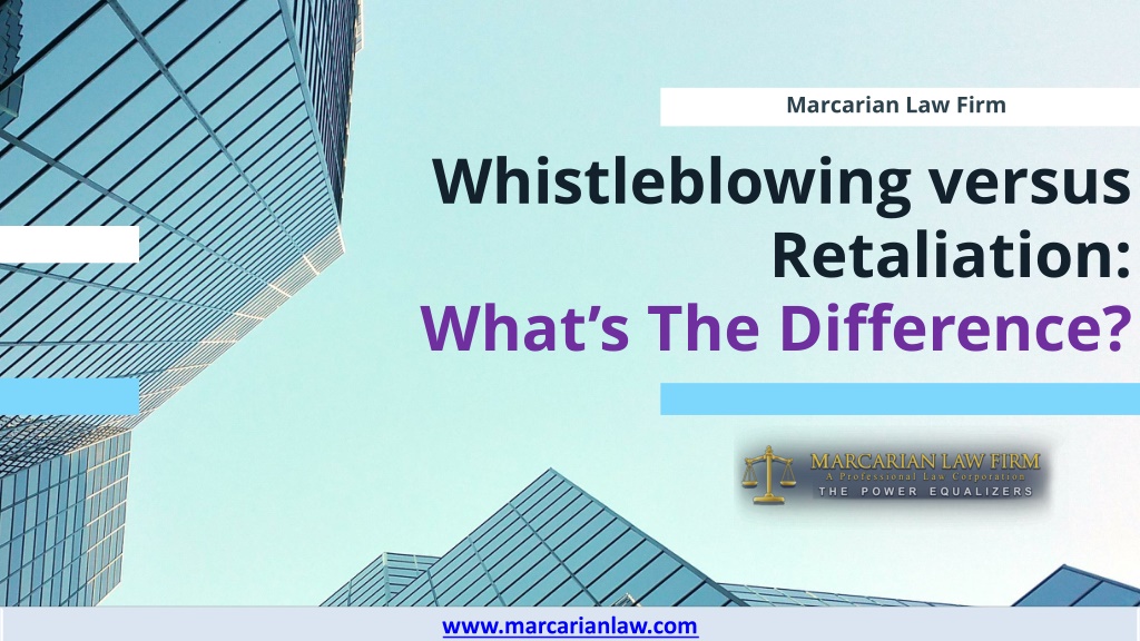 PPT - What’s The Difference Between Whistleblowing And Retaliation ...