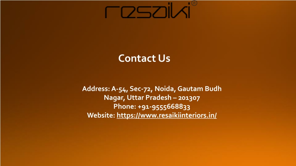 PPT Best Ofice Interior Designers in India Resaiki Interiors