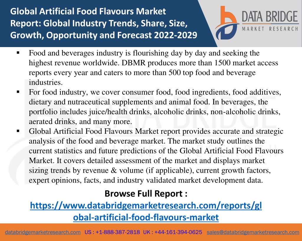 PPT - Global Artificial Food Flavours Market report pdf PowerPoint ...