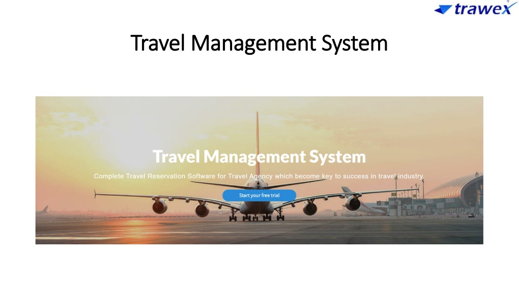 travel management system ppt